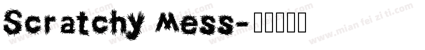 Scratchy Mess字体转换